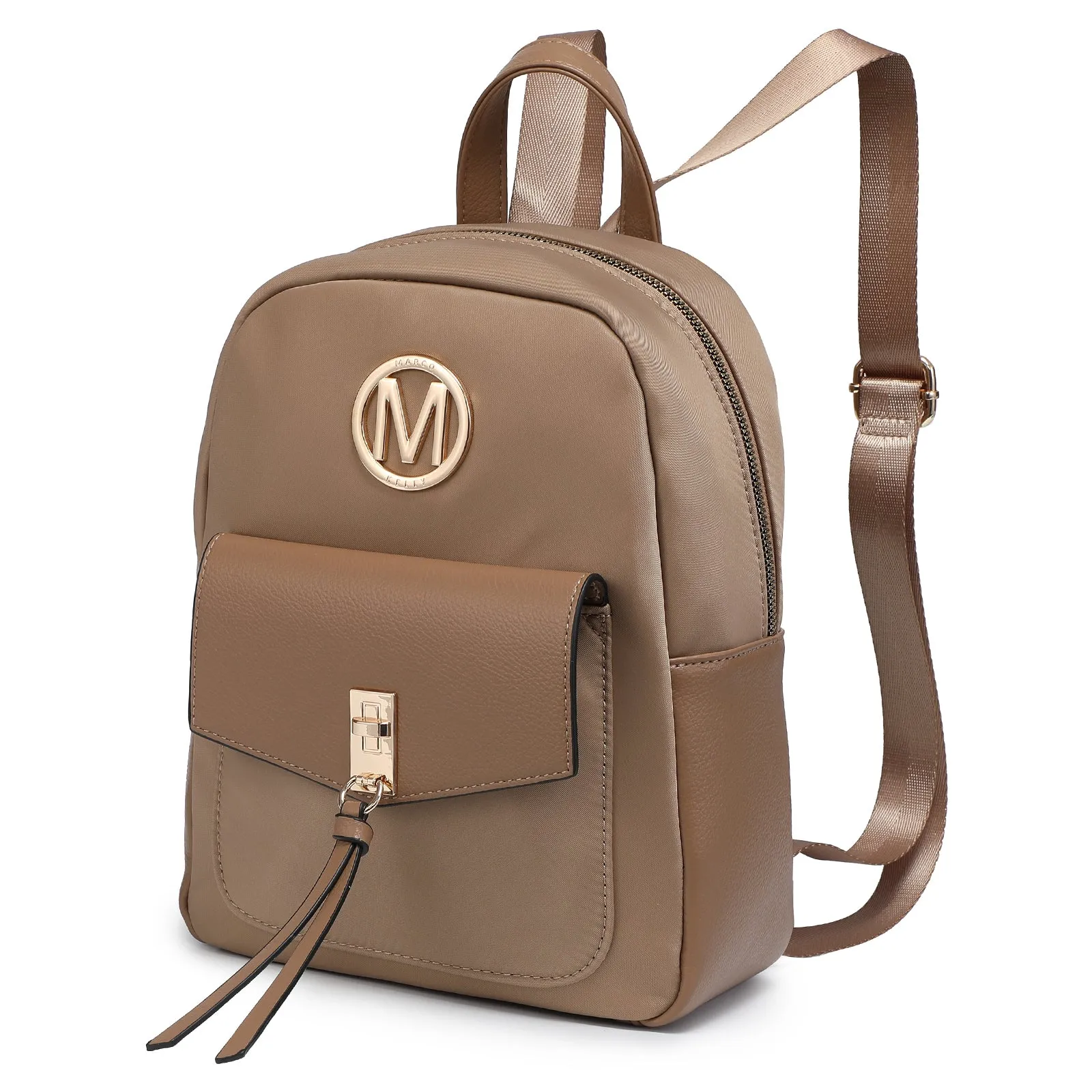 MKP Small Backpack Purse for Women Lightweight Nylon Shoulder Bag Ladies Travel Daypack