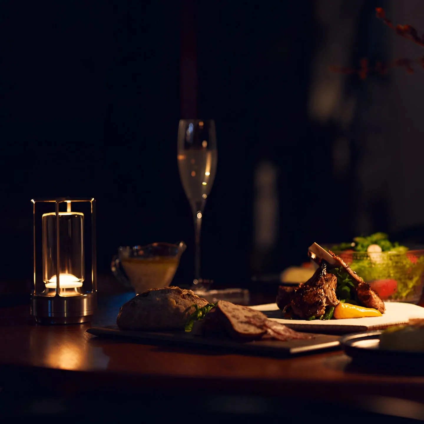 Modern Rechargeable LED Lantern - Portable Indoor Outdoor Light