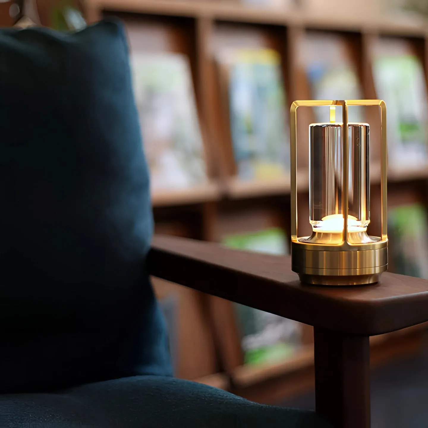 Modern Rechargeable LED Lantern - Portable Indoor Outdoor Light
