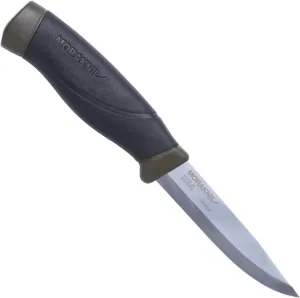 Morakniv Companion HeavyDuty (C) Fixed Blade Outdoor Knife Carbon Steel Blade with Sheath Military Green