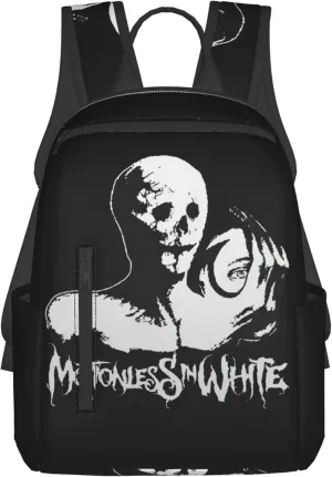Motionless Rock In White Backpack Lightweight Backpack Travel Bag Classic Laptop Daypack for Men Women Backpack