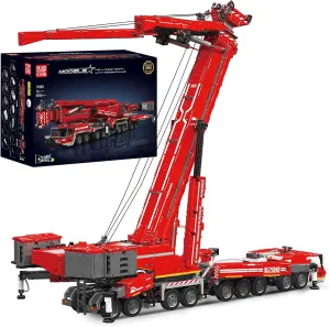 Mould King Mobile Crane Building Kit for Adults, RC Crane Model Kit Construction Vehicle Toys, Super Model Crane to Build for Any Fan of Construction Toys (8,506 Pieces)