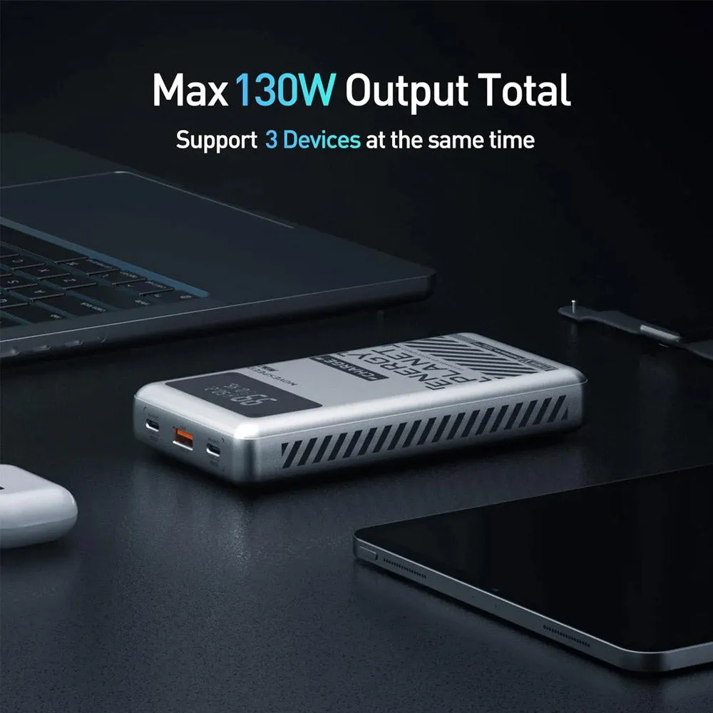 Movespeed Laptop Power Bank 25000mAh 130W Space Silver