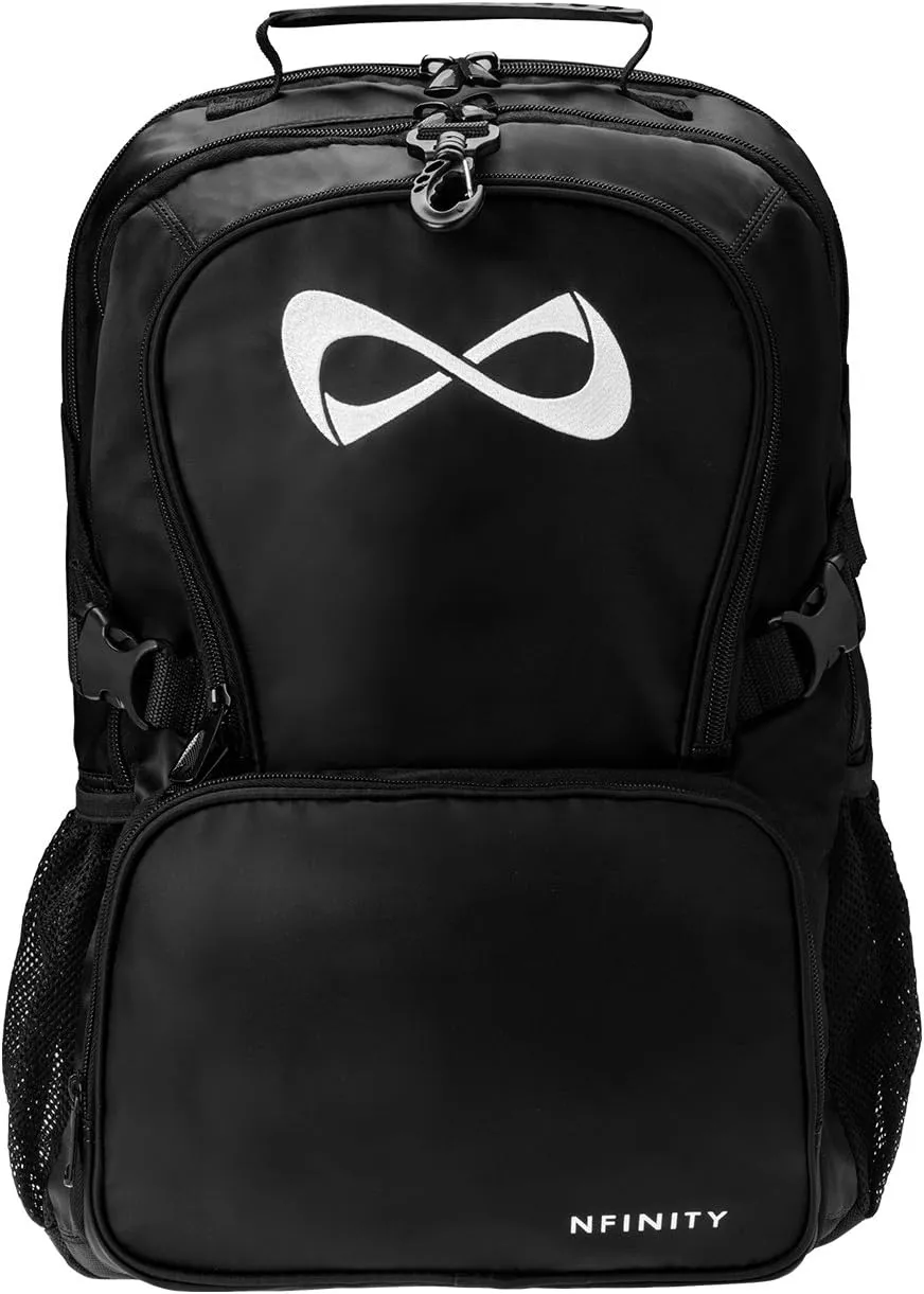 Nfinity Classic Cheer Backpack For Cheerleading - Backpack With Detachable Purse and Laptop Sleeve - Lightweight Backpack for Travelling - Sports Backpack for Cheerleaders