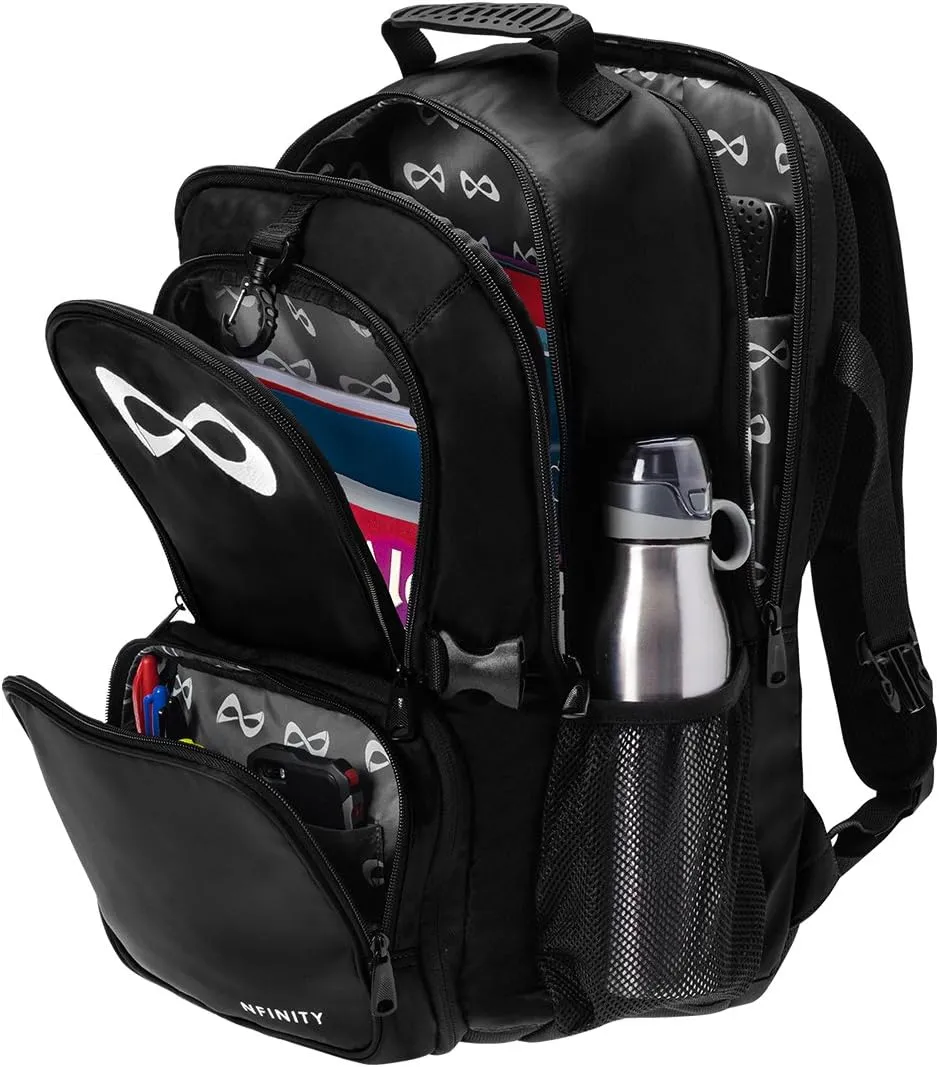 Nfinity Classic Cheer Backpack For Cheerleading - Backpack With Detachable Purse and Laptop Sleeve - Lightweight Backpack for Travelling - Sports Backpack for Cheerleaders