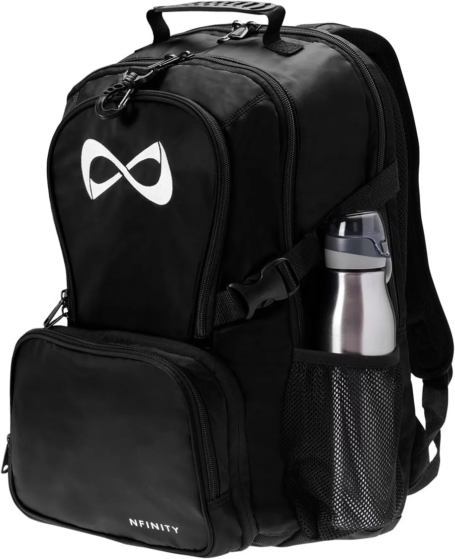 Nfinity Classic Cheer Backpack For Cheerleading - Backpack With Detachable Purse and Laptop Sleeve - Lightweight Backpack for Travelling - Sports Backpack for Cheerleaders
