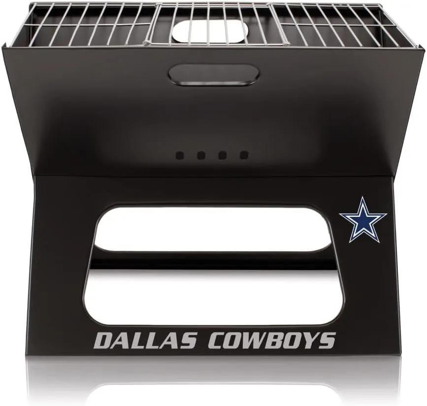 NFL X-Grill Portable Camping Tailgating Charcoal Grill