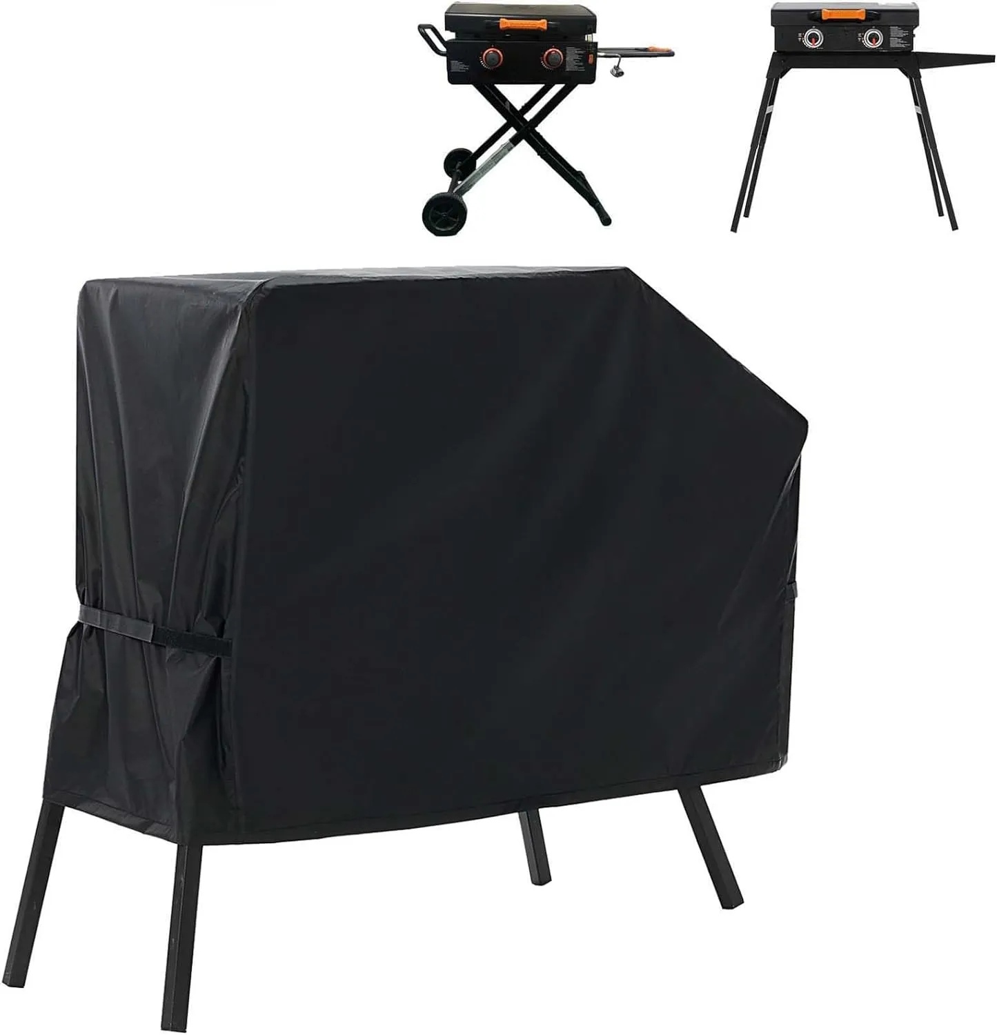 NOELIFE Grill Cover for Blackstone 22 inch Griddle with Hood and Stand, Waterproof Griddle Accessories for Blackstone 17 and 22 inch, Windproof and UV Resistant (Cover only)