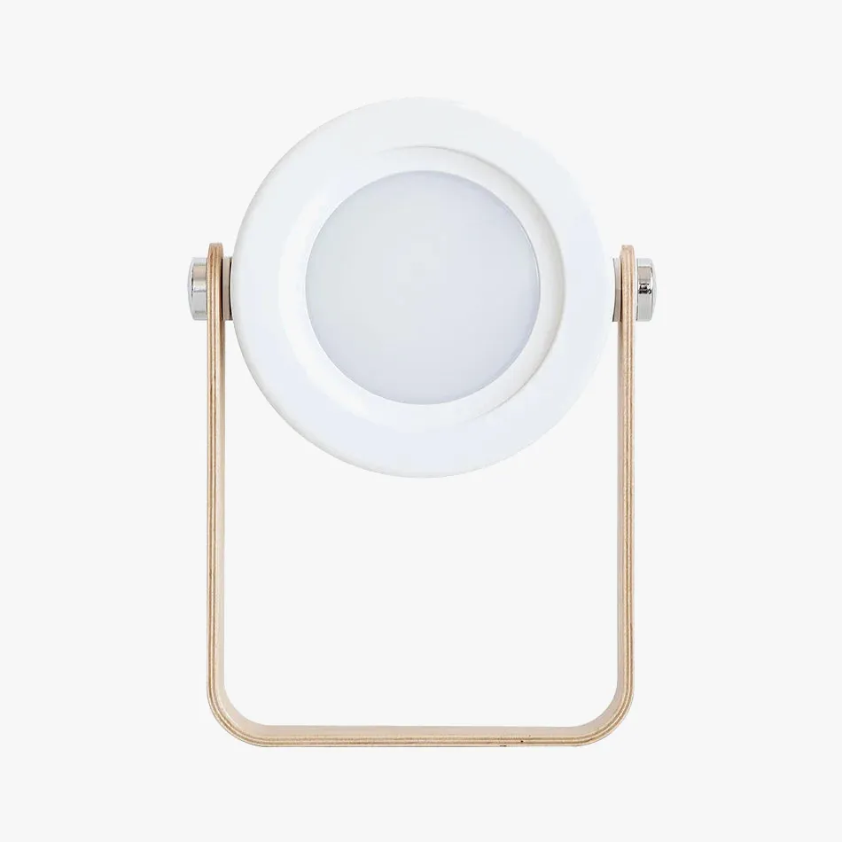 Nouvelle poignée en bois créative pliable veilleuses lampe de lecture lampe lanterne Portable télescopique pliante Led lampe de Table USB charge