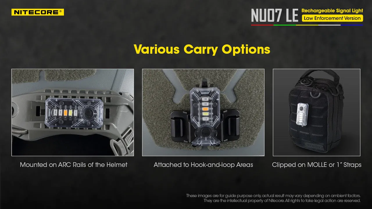NU06 MI Red Green Blue IR Signal and Safety Light