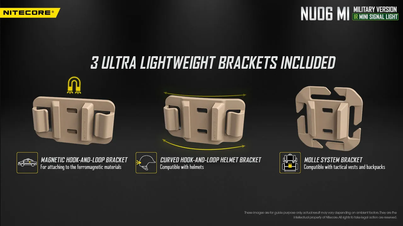 NU06 MI Red Green Blue IR Signal and Safety Light