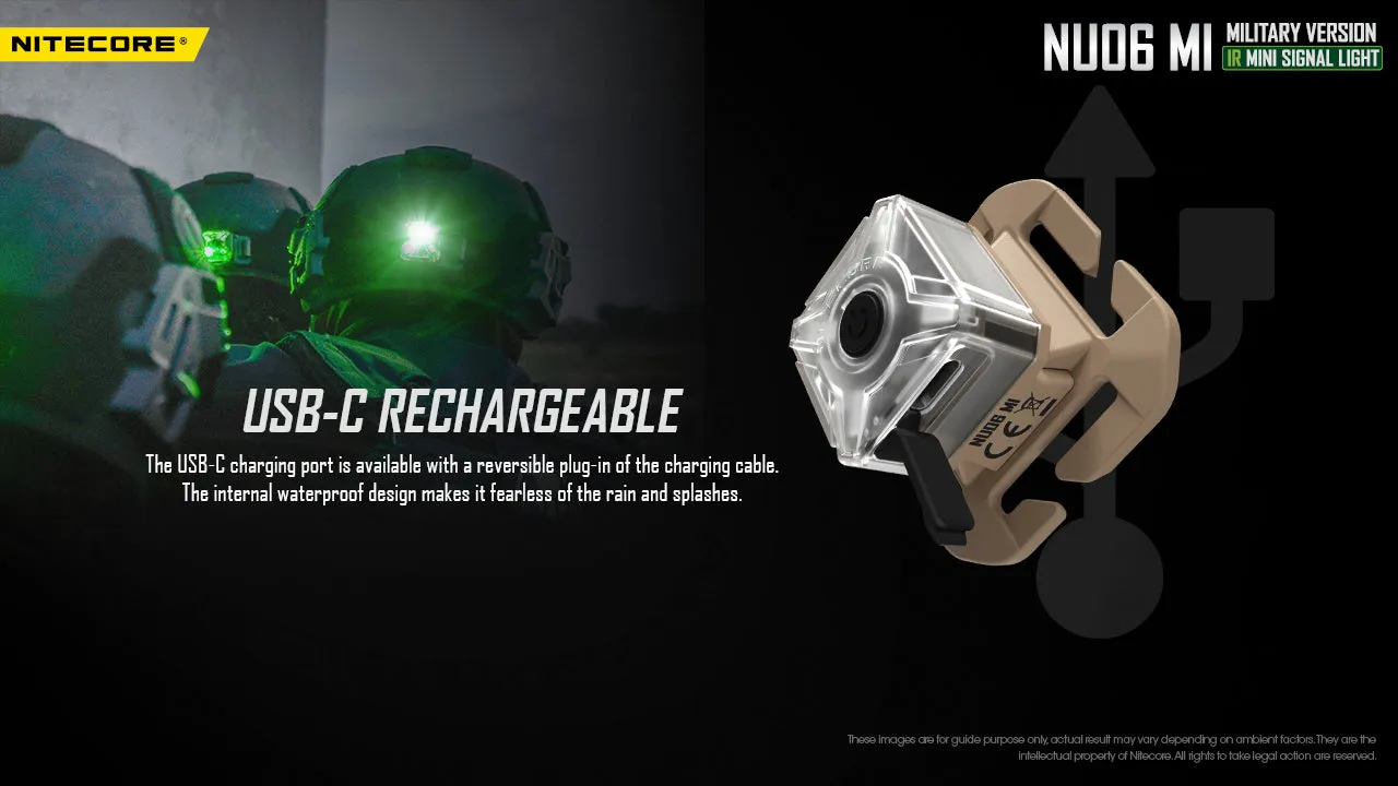 NU06 MI Red Green Blue IR Signal and Safety Light
