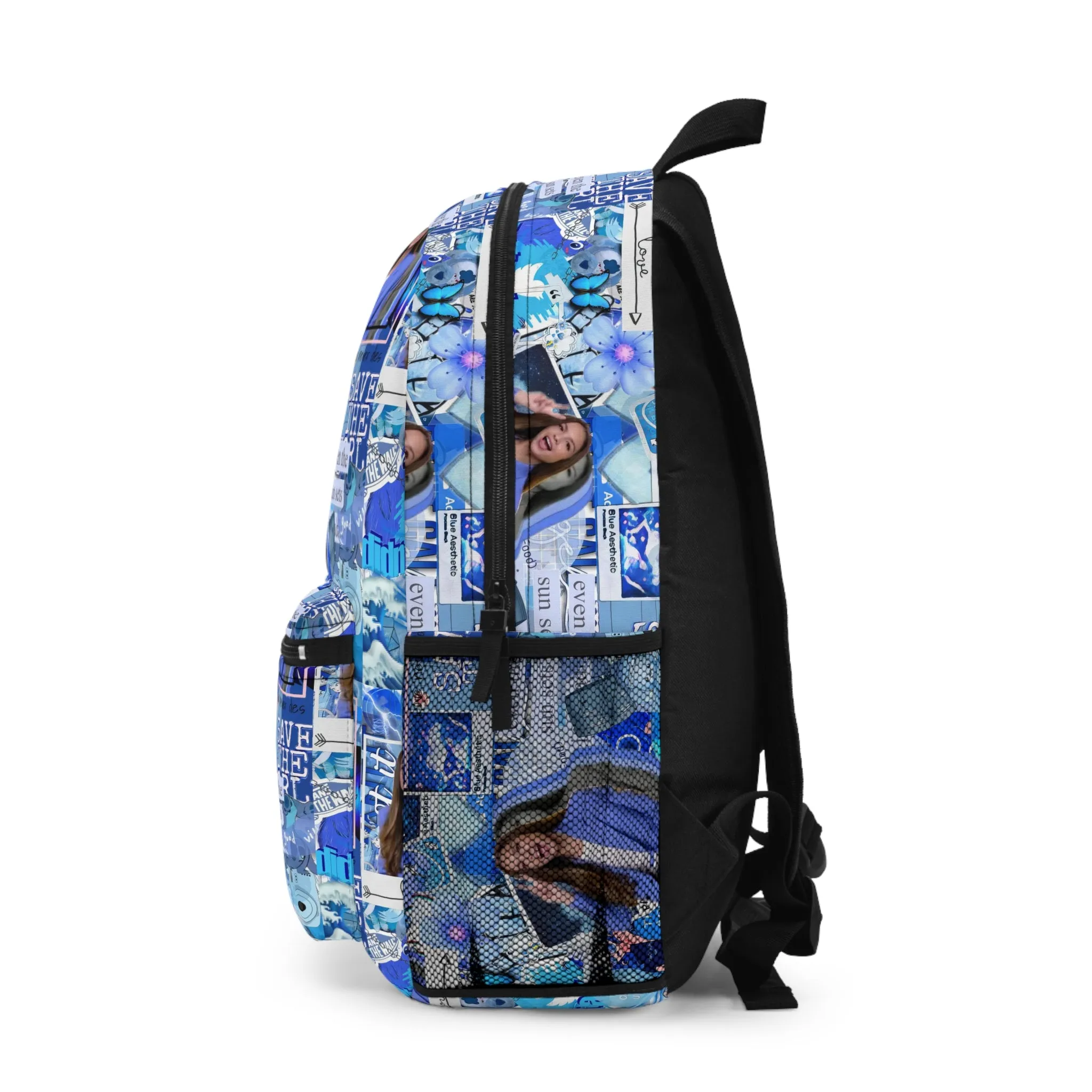 Olivia Rodrigo Blue Aesthetic Collage Backpack