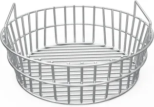 onlyfire Stainless Steel Charcoal Ash Basket for Char-Griller Akorn Kamado Kooker Charcoal Barbecue Grill