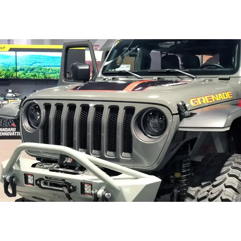 Oracle Oculus Bi-LED Projector Headlights for Jeep JL/Gladiator JT - Matte Black - 5500K