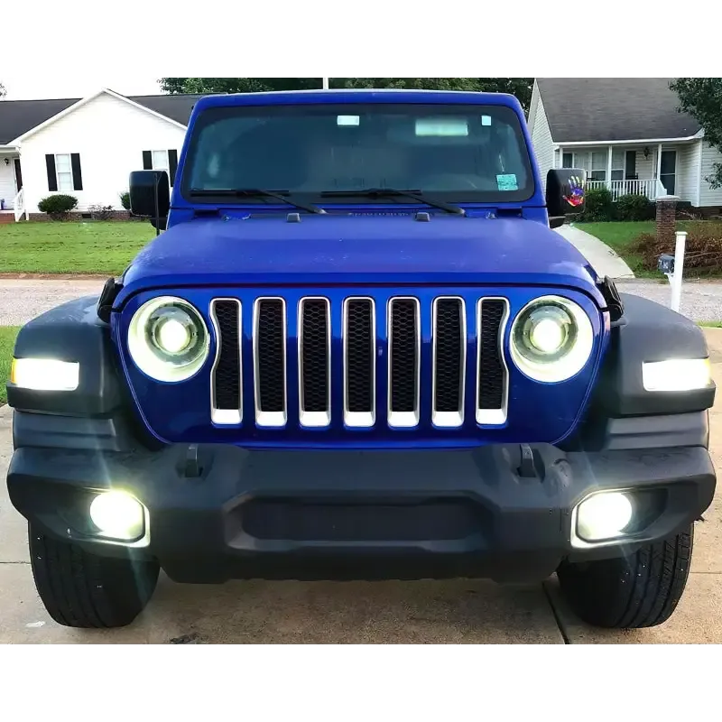Oracle Oculus Bi-LED Projector Headlights for Jeep JL/Gladiator JT - Matte Black - 5500K
