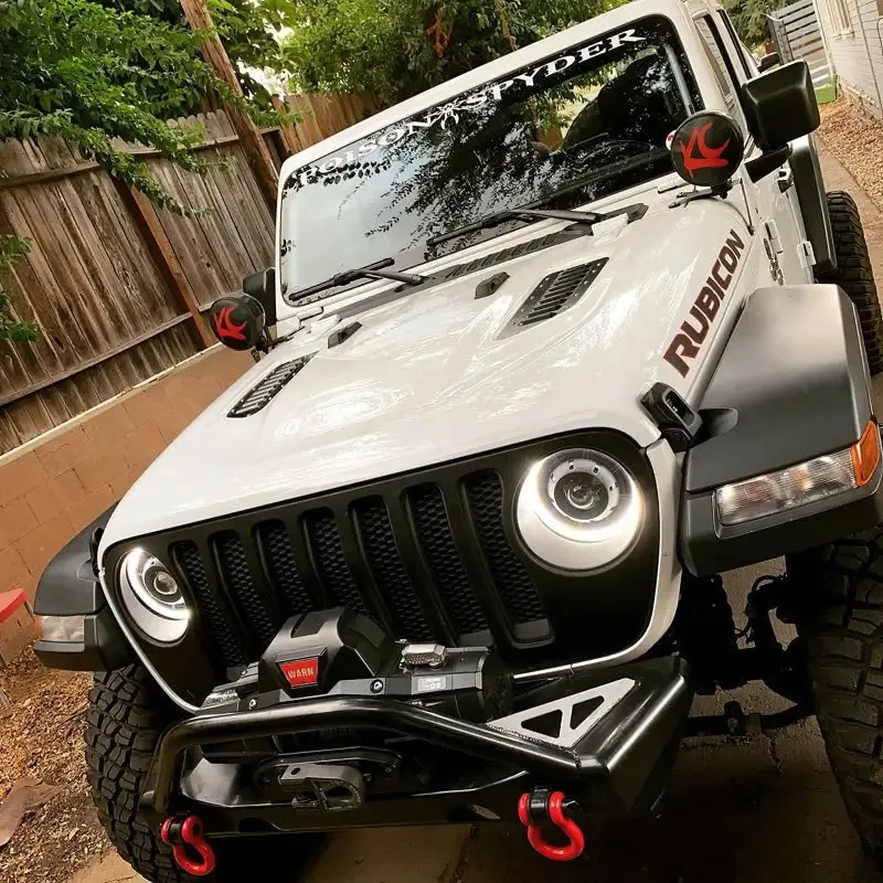 Oracle Oculus Bi-LED Projector Headlights for Jeep JL/Gladiator JT - Matte Black - 5500K