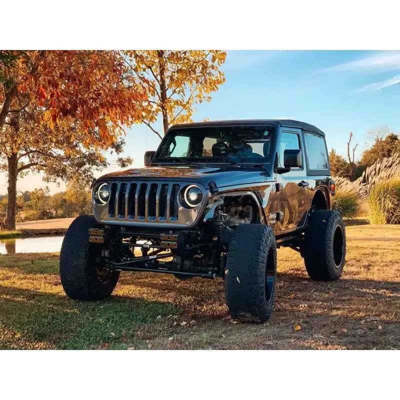 Oracle Oculus Bi-LED Projector Headlights for Jeep JL/Gladiator JT - Matte Black - 5500K