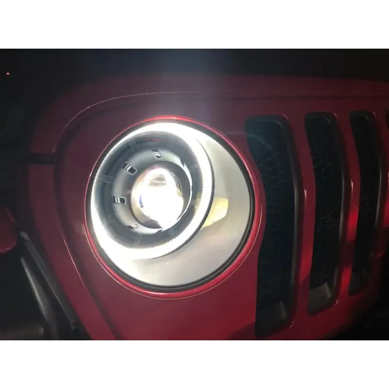 Oracle Oculus Bi-LED Projector Headlights for Jeep JL/Gladiator JT - Matte Black - 5500K