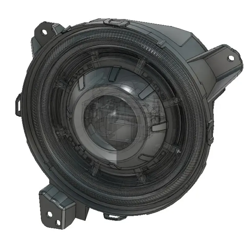 Oracle Oculus Bi-LED Projector Headlights for Jeep JL/Gladiator JT - Matte Black - 5500K