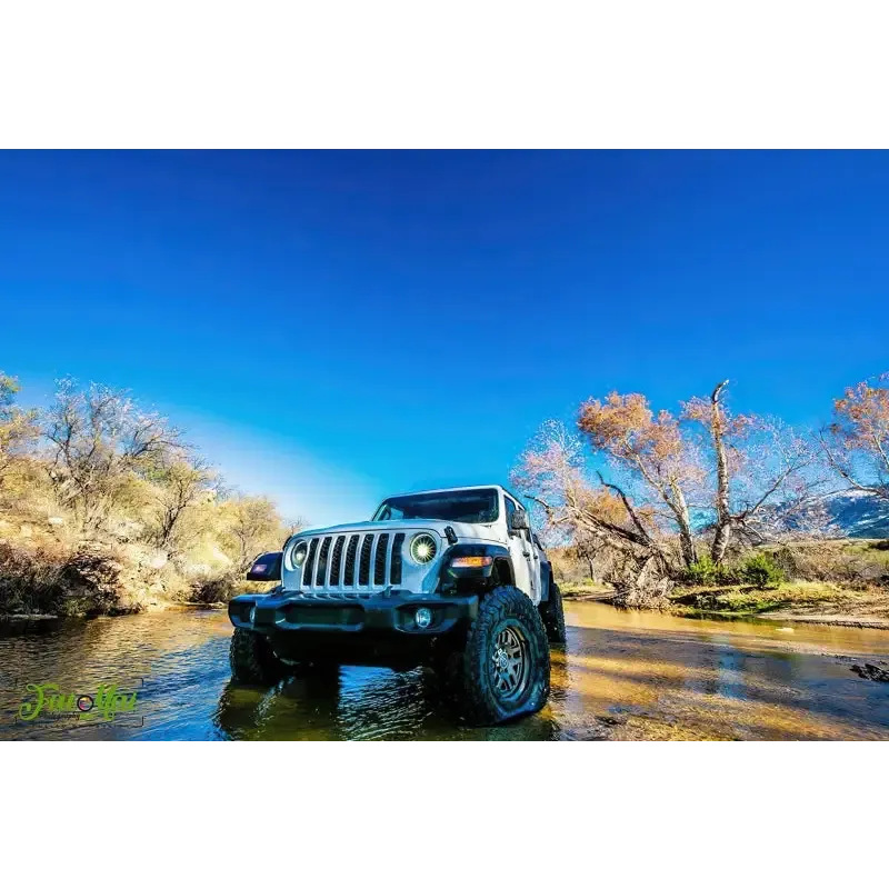Oracle Oculus Bi-LED Projector Headlights for Jeep JL/Gladiator JT - Matte Black - 5500K