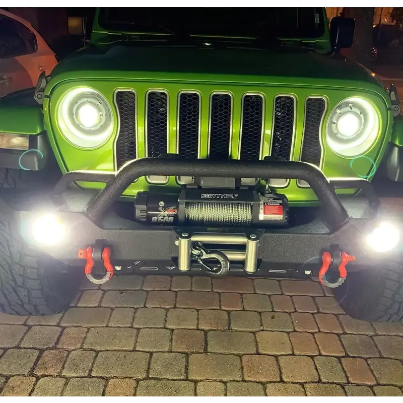 Oracle Oculus Bi-LED Projector Headlights for Jeep JL/Gladiator JT - Matte Black - 5500K
