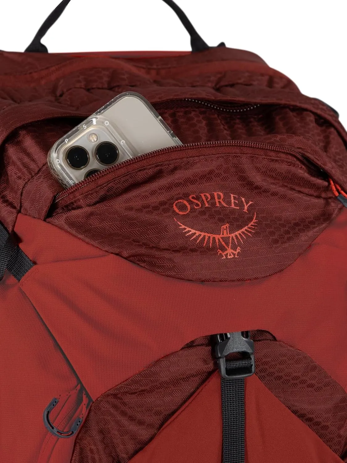Osprey Manta 24L Men's Hiking Backpack with Hydraulics Reservoir, Oak Leaf Orange, One Size