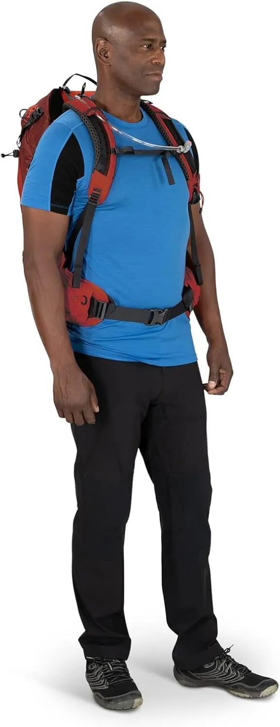 Osprey Manta 24L Men's Hiking Backpack with Hydraulics Reservoir, Oak Leaf Orange, One Size