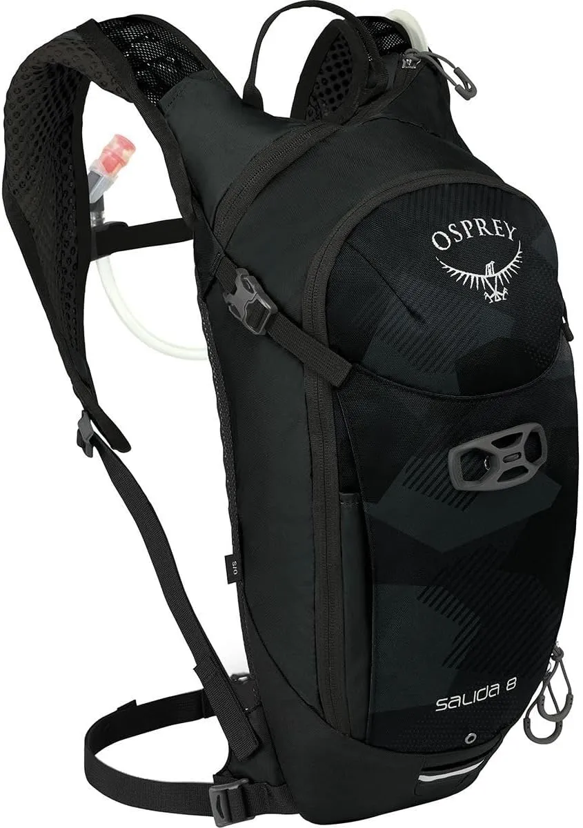 Osprey Salida 8L Women's Biking Backpack with Hydraulics Reservoir, Black Cloud