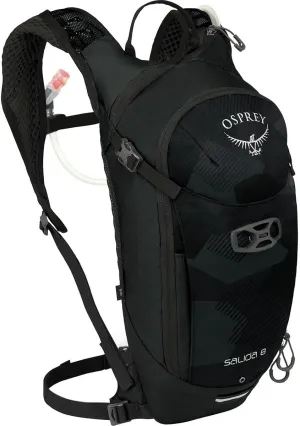 Osprey Salida 8L Women's Biking Backpack with Hydraulics Reservoir, Black Cloud