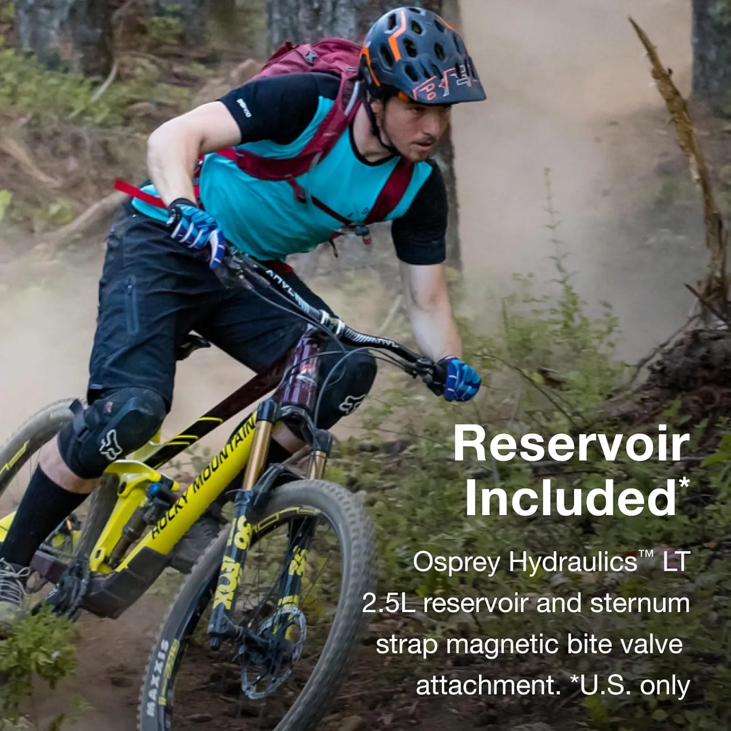 OspreySiskin 8 w/Res Ultimate Red O/S