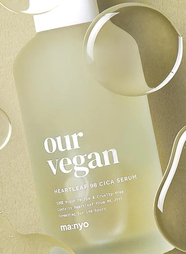Our Vegan Heartleaf 98 Cica Serum