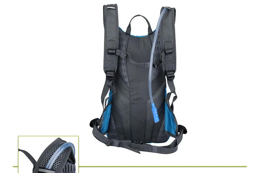 Outdoor riding solar charging backpack men and women lightweight skin sports backpack