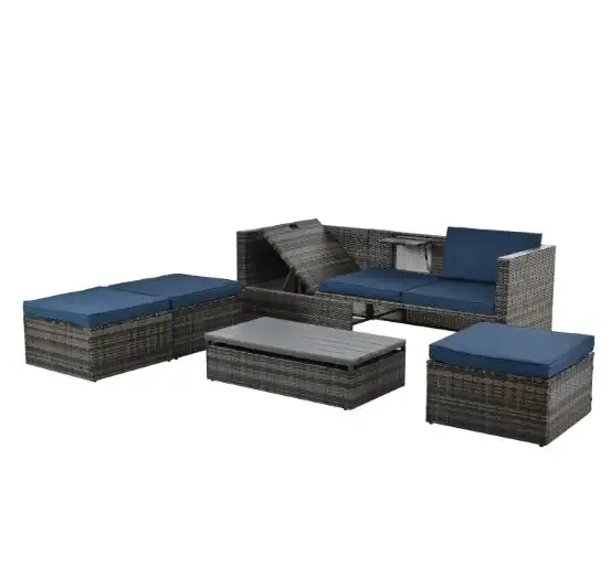 Outdoor Wicker Lounge Set