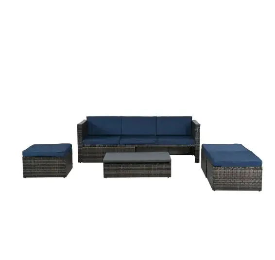 Outdoor Wicker Lounge Set
