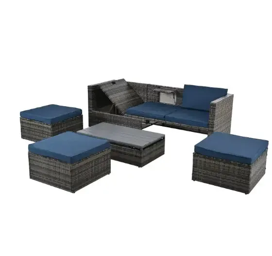 Outdoor Wicker Lounge Set
