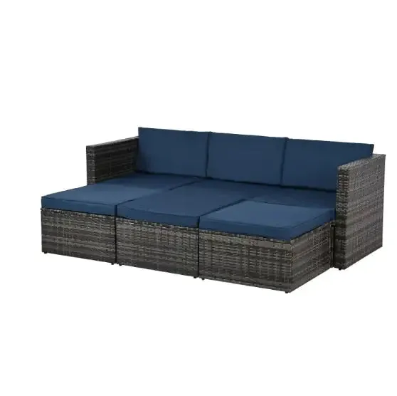 Outdoor Wicker Lounge Set