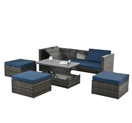 Outdoor Wicker Lounge Set