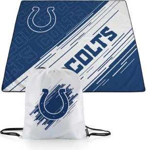 PICNIC TIME NFL Unisex-Adult NFL Impressa Picnic Blanket, Lightweight Beach Blanket, Machine Washable, Outdoor Blanket