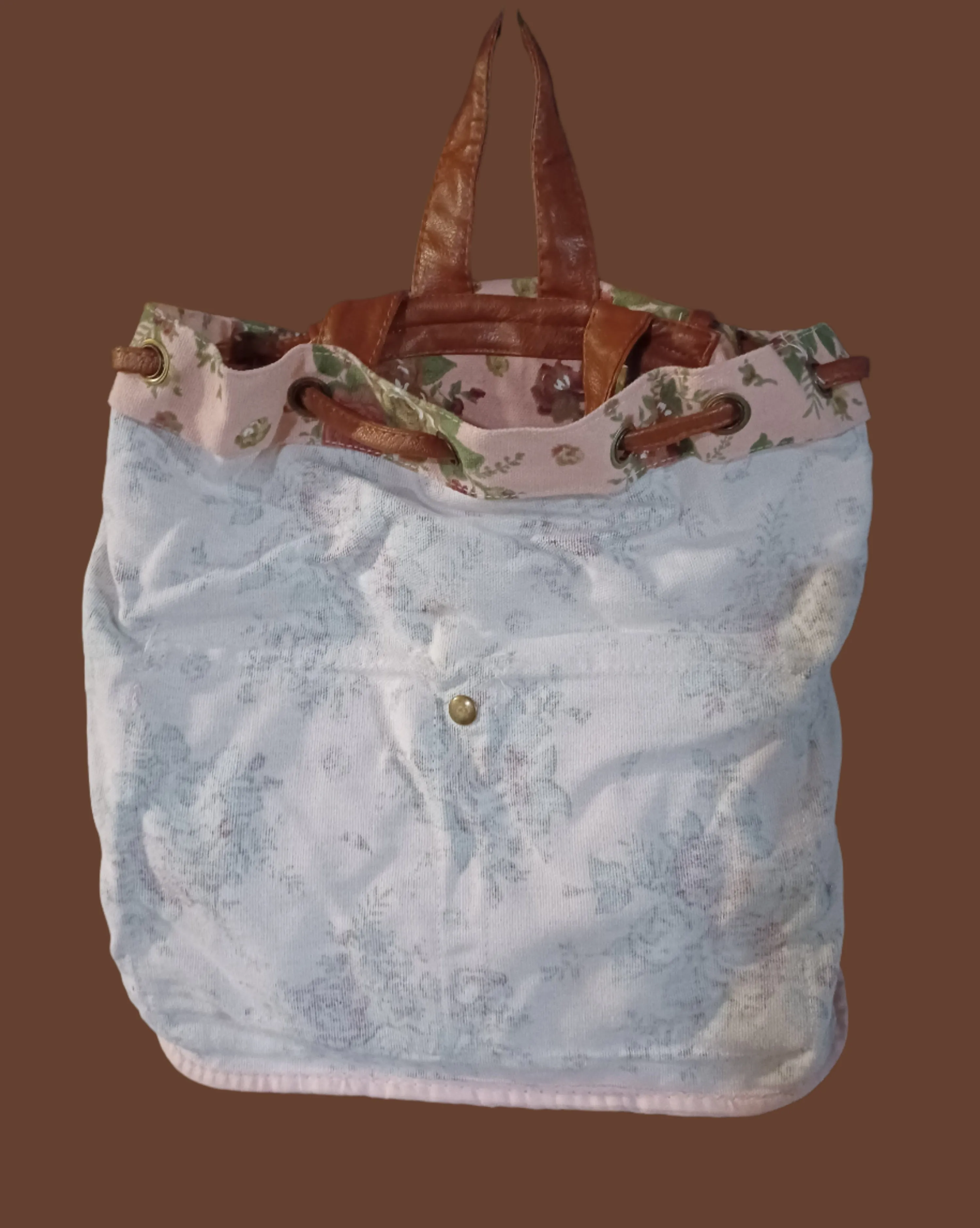 Pink & Brown Rosey Backpack