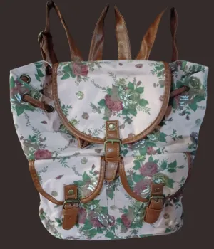 Pink & Brown Rosey Backpack