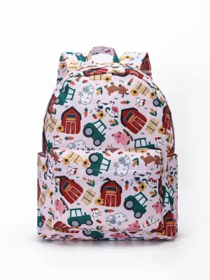 Pink Girls Farm Backpack