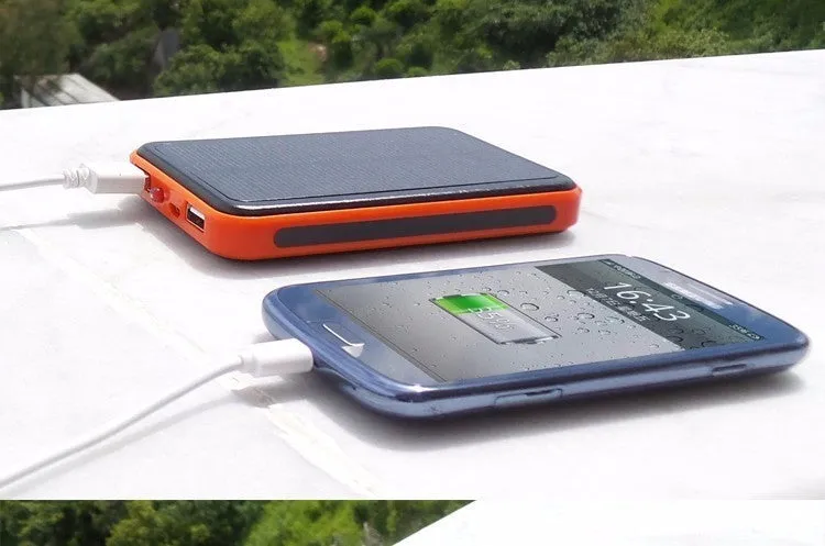 Portable Waterproof Solar Charger Dual USB | 20000mAh External Battery