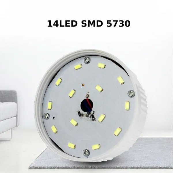 Portable Waterproof Wirless 40W 14LED Rechargeable Light Bulb Dimmable Emergency Light Outdoor Camping Light for Tent Patio Porch Garden BBQ Night Markets Power Failure
