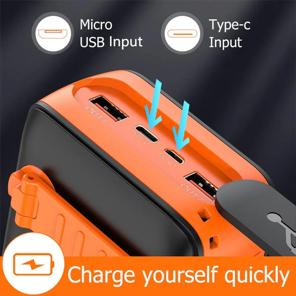 power PS-618 power solar bank Solar Exclusive promotion CRONY generation battery 40000mAh turn type  Tailored service hand crank Power Hand