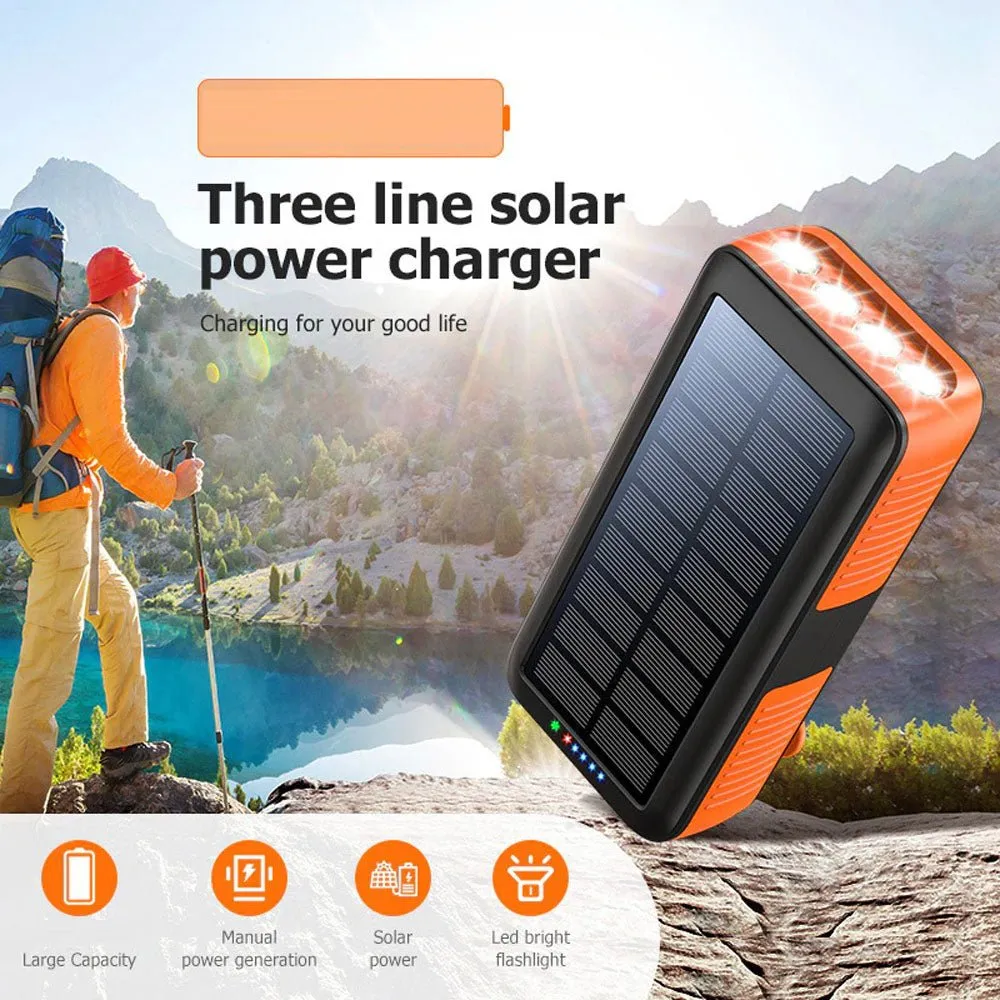 power PS-618 power solar bank Solar Exclusive promotion CRONY generation battery 40000mAh turn type  Tailored service hand crank Power Hand