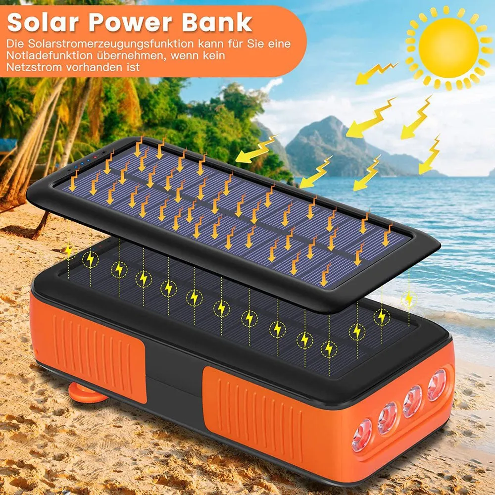 power PS-618 power solar bank Solar Exclusive promotion CRONY generation battery 40000mAh turn type  Tailored service hand crank Power Hand