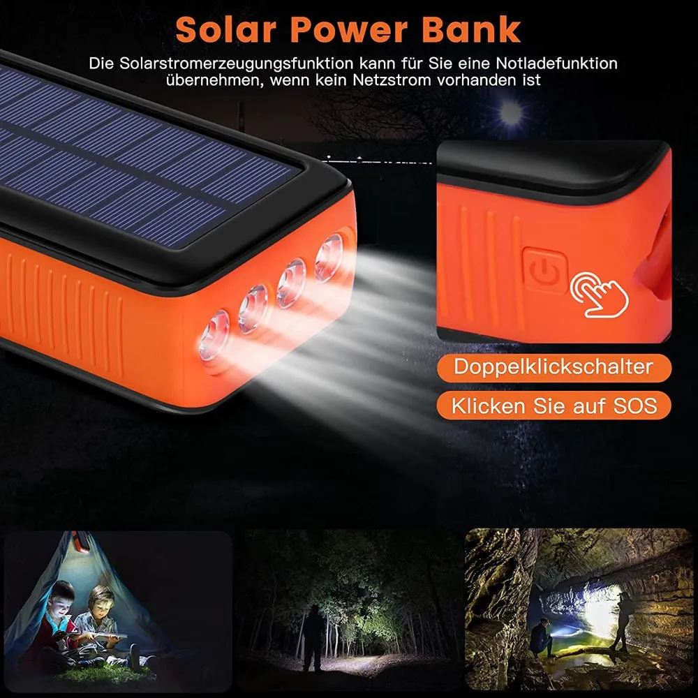 power PS-618 power solar bank Solar Exclusive promotion CRONY generation battery 40000mAh turn type  Tailored service hand crank Power Hand