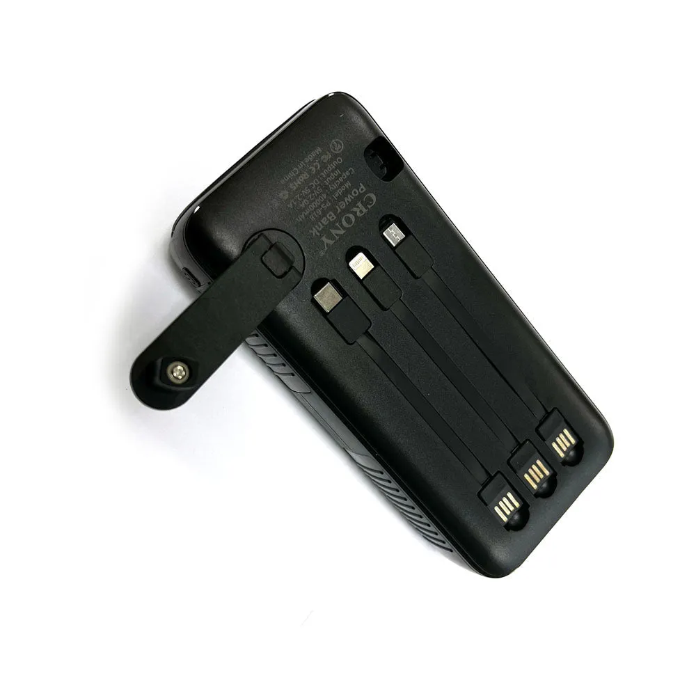 power PS-618 power solar bank Solar Exclusive promotion CRONY generation battery 40000mAh turn type  Tailored service hand crank Power Hand