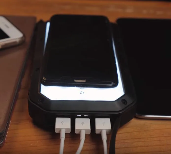 Power Waterproof Android, All-inclusive Bank Wireless Most-wanted 20000 Solar The IOS mAh For